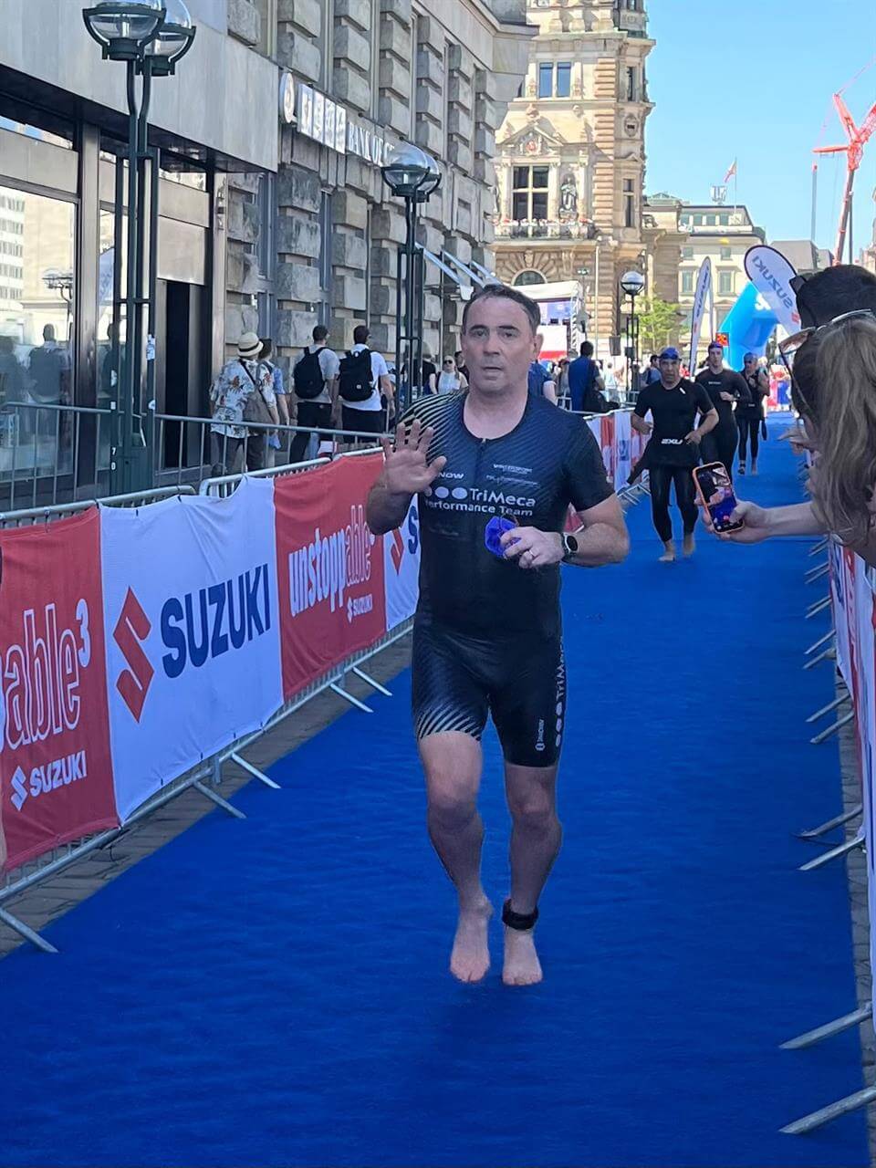 Martin Gygax am Ironman Hamburg 2026 auf der Laufstrecke